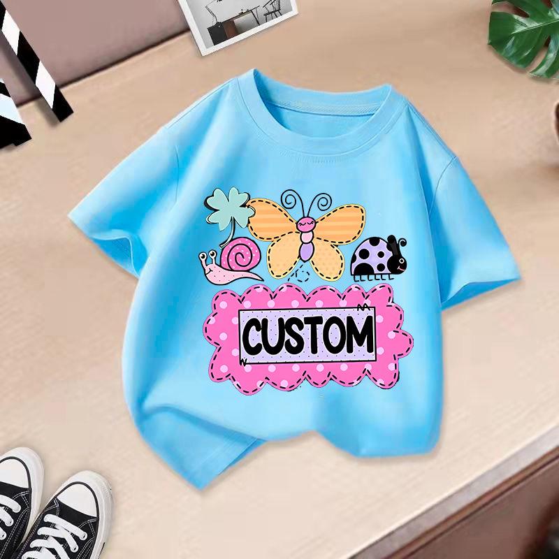 Children T-shirt 2-13Y Cute Cartoon Printed Kids 100% Cotton Clothes Tshirt Tops Tee Summer Kid T Shirt