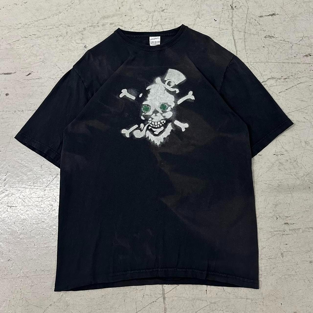 Vintage Skull Grunge Lucky T-Shirt S разноцветный