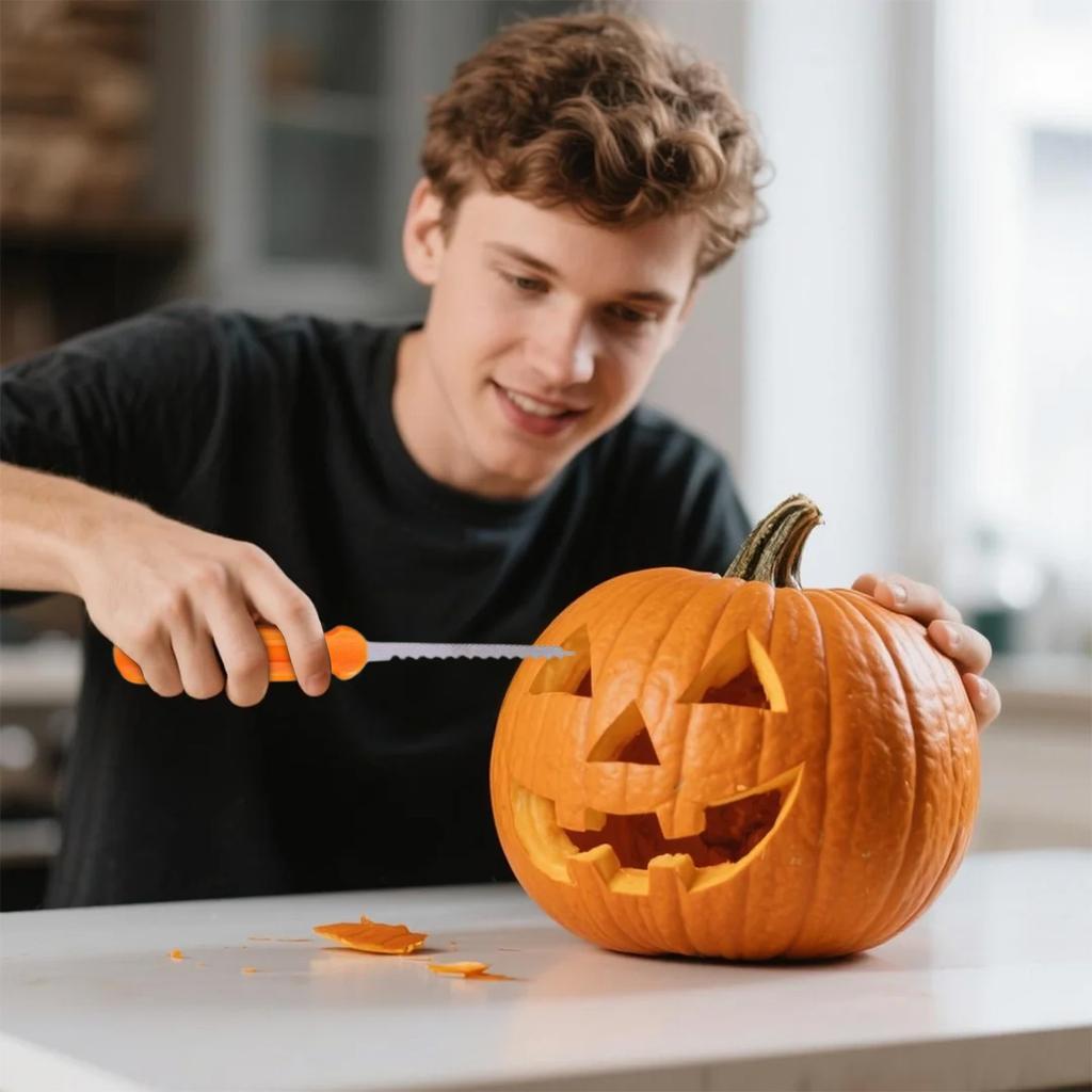 Halloween DIY Stainless Steel Lamp Carving Knife Mold Set Of 13 Lamp Carving