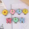 Golf Cap Clips With Magnet Mark Bow/Petal Pattern Golf Ball Marker Golf Ball Position Removable Golf Accessories