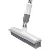 Stainless Steel Silicone Bathroom Floor Brush - No Dead Angle Grout Cleaning Tool