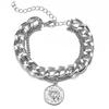 Retro Thick Chain Bracelet Set - Retro Bracelets - Women's Hand Chain Set
