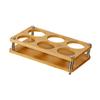 Tasting Serving Tray, Wine Drinks Cup Storage Carrier, Shot Glass Holder for Bar Kitchen Cabinet Restaurant