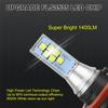 2Pcs H11 H8 Led Bulb Led Flash Strobe Blinking Car Fog Light 1400LM 6000K White