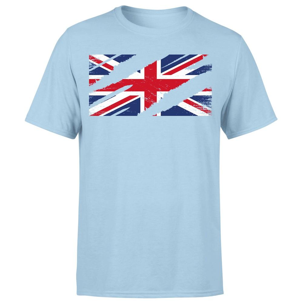 Torn Union Jack Flag TShirt Funny Country British Football Unisexs T ShirtOrP1A
