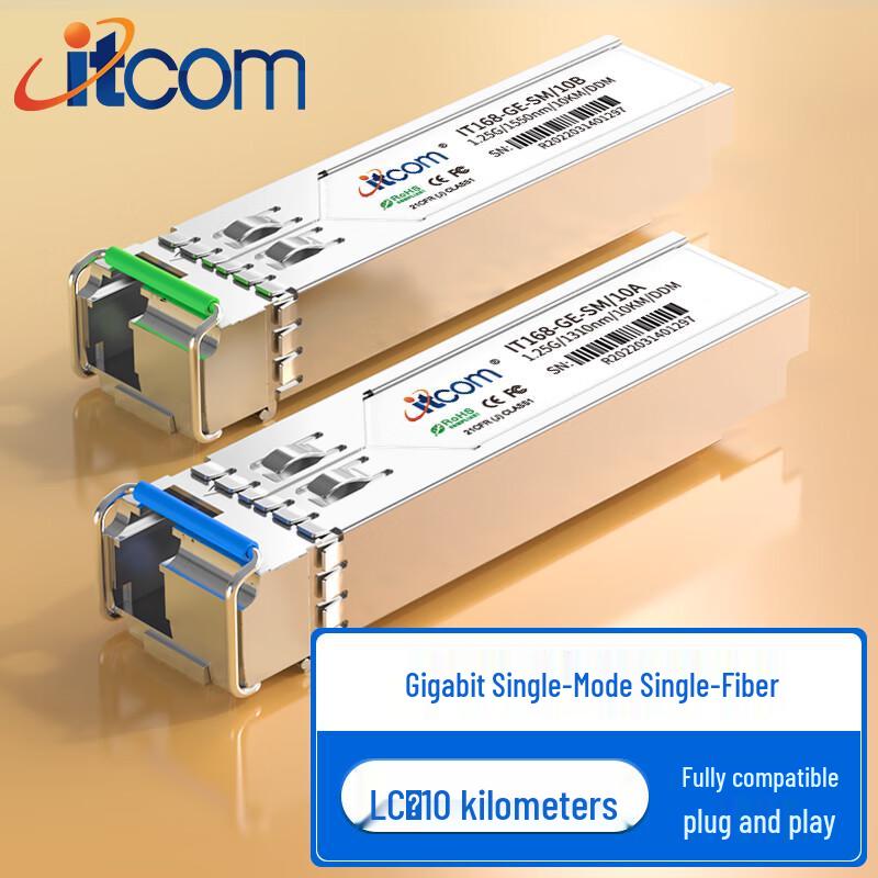 

Gigabit Single-Mode Single-Fiber LC Optical Module Pair