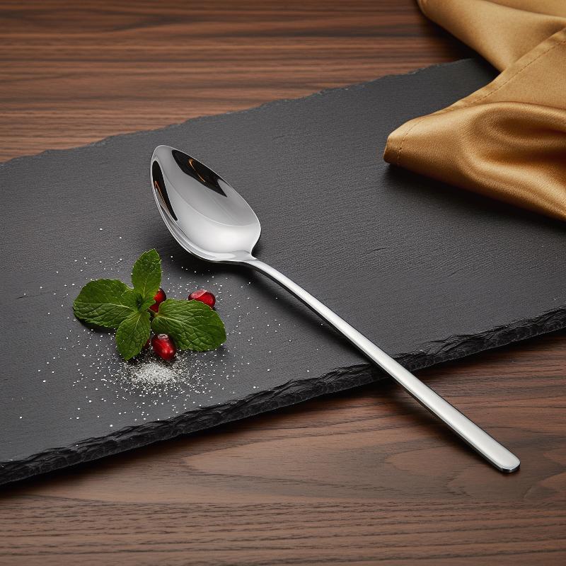 Reusable 304 Stainless Steel Peach Heart Spoon Dishwasher Safe Cutlery for Coffee Dessert Home Kitchen Tableware