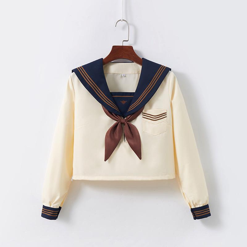 Huang Sanben Tea Feather Zhong JK Uniform - Sailor Suit, School Supply, Skirt (Genuine)