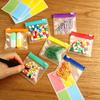 7pcs Pill Pouch With Slide Lock 7 Colors Waterproof Clear Portable Zippered Pill Pouch For Home Office Dormitory Business Trip