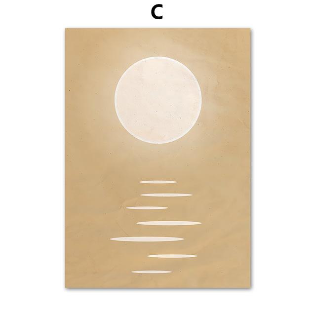 Desert Cowboy Canvas Painting Wall Decoration Sunset Bobcat Posters and Prints Interior Painting No Frame