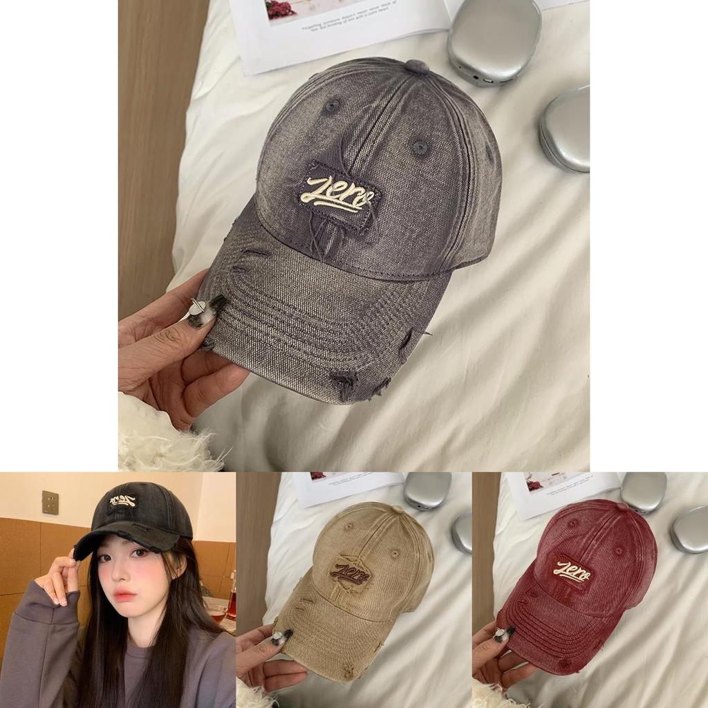 Stylish Embroidered Baseball Cap For Women With Sun Protection In Vintage Green Color