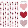 4m Valentine Heart Garland String Hanging Decoration Red Pink Heart Banner Romantic Wedding Engagement Valentine's Day Decor