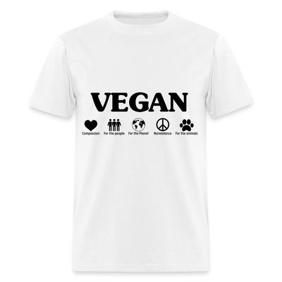 Go Vegan for Everything Shirt Vegetarian T-Shirt Healthy Food Size S-6XL