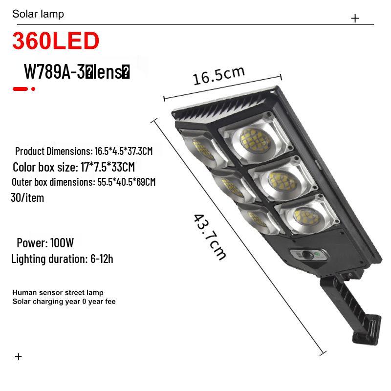 Lâmpada de Parede Solar para Pátio Externo para Cercas, Garagens, Vilas e Ruas.