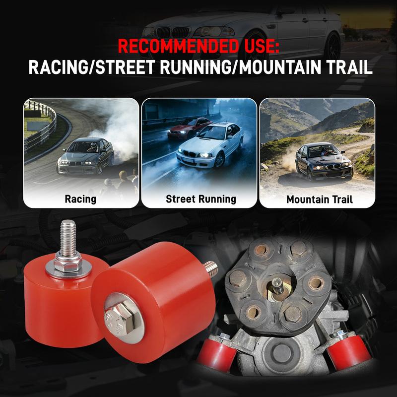 80A Polyurethane Engine&Transmission Mount Bushings Set for BMW E36 E46 M3 325 328 Z3 Z4 E85 E86,Replace 22116779970&22316799331