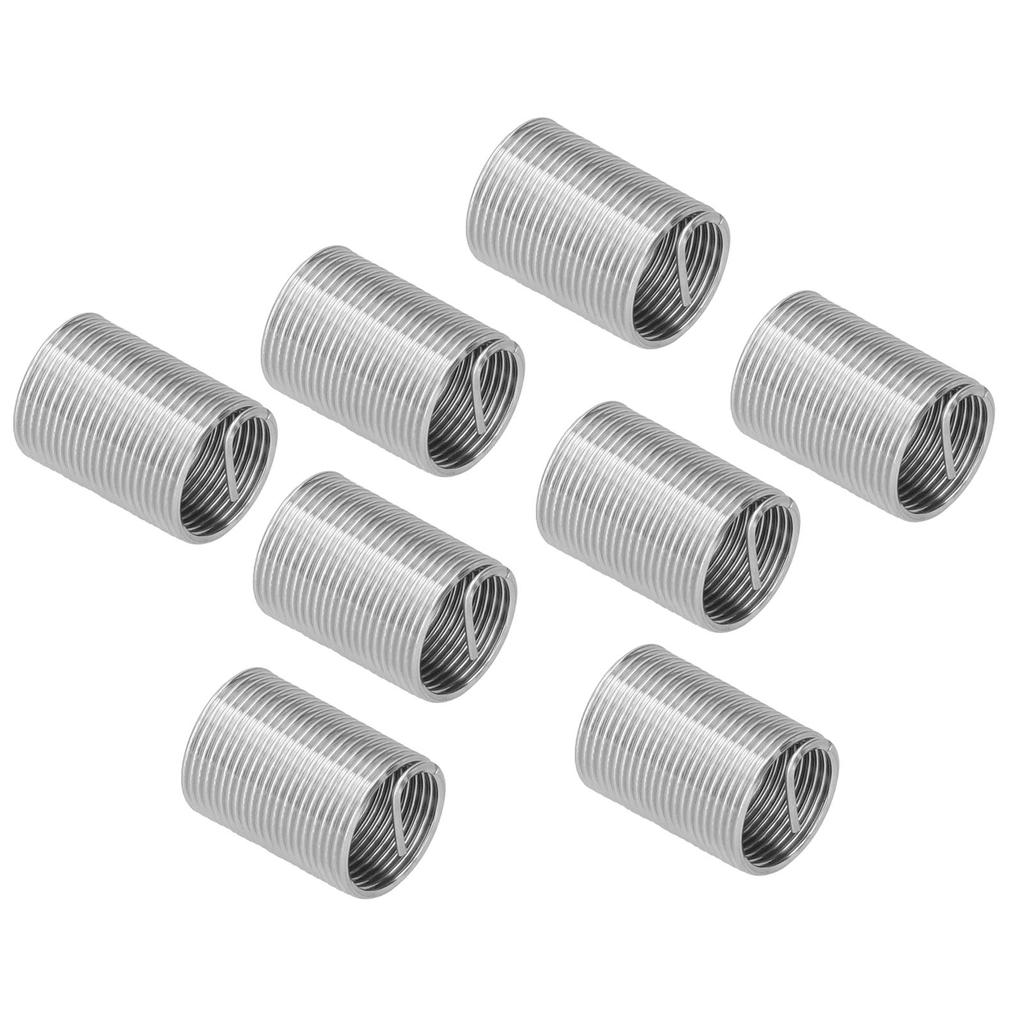 20Pcs Thread Repair M14 X 1.25 Spiral Circle Insert Reducer Nut Threaded Expand Socket Set2.5D