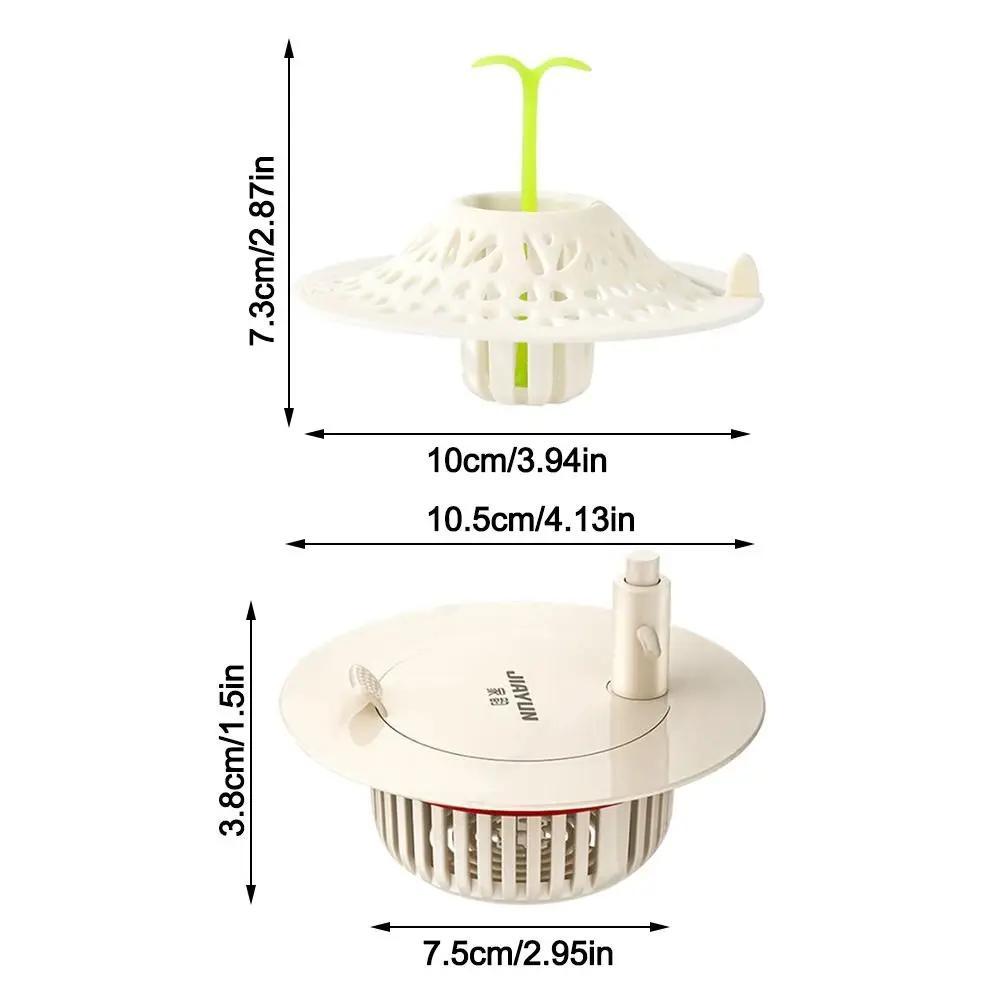 Deodorizing Kitchen Sink Automatic Filter Anti-blocking Basket Fast Drainage Sink Strainer Basket Sink Drain Plug Accessories