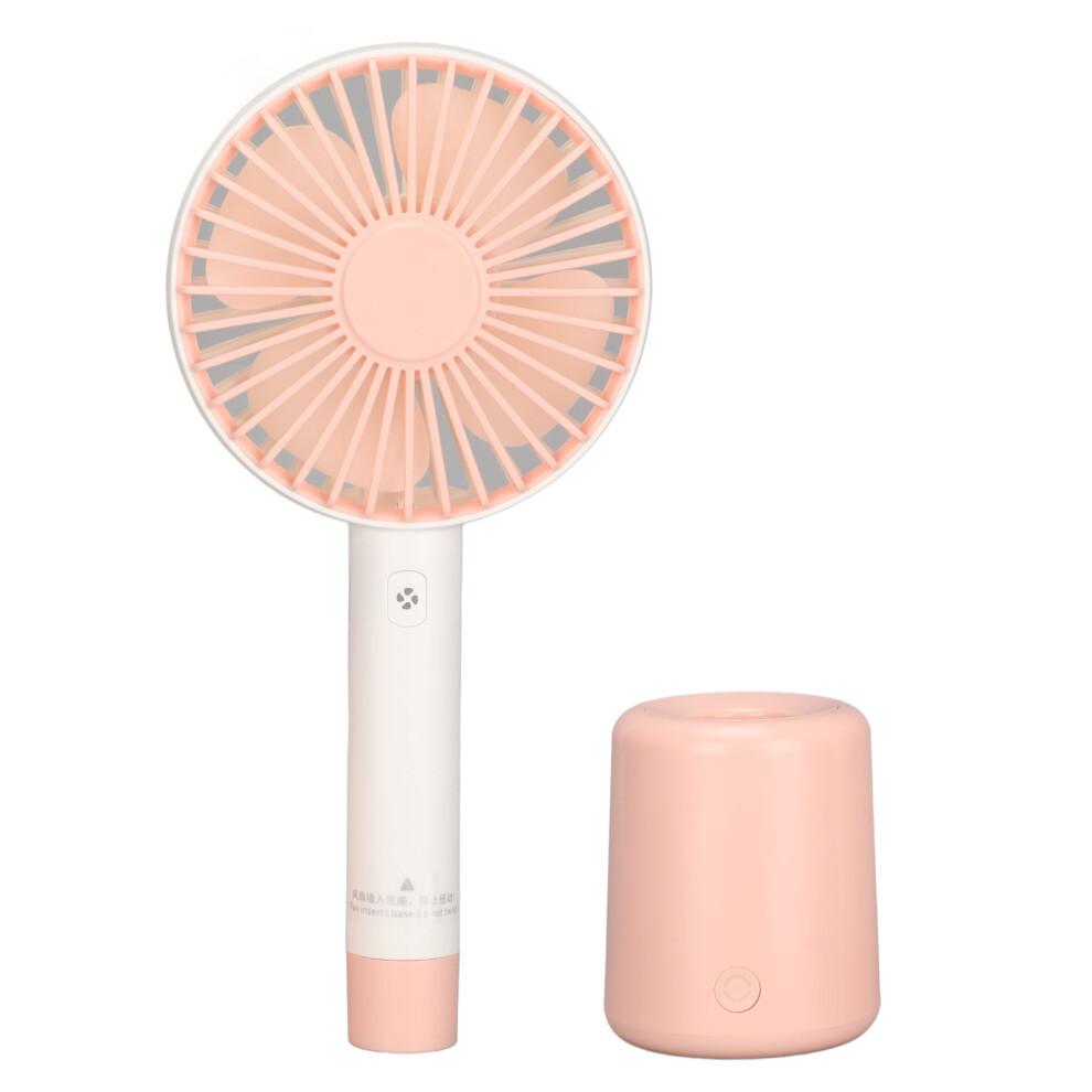 Ultra Quiet Portable Fan With 3 Speeds, USB Rechargeable Mini Handheld Fan Long Runtime Adjustable Wind Speed Personal Cooling Fan For Summer