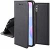 Case for Xiaomi Redmi 9A / 9AT / 9i SMART BOOK CASE BLACK Wallet + Glass