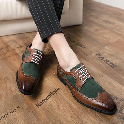 Herren formelle Lederschuhe Modischer britischer Designstil Outdoor-Freizeit Geschäftsparty Täglich Büro Hochzeit Übergröße Schuhe