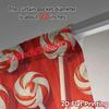 Flat Printing Jit Curtains Without Rod Candy Swirl Curtain Print Yarn Holiday Perfect Set Of 2 Modern Made Polyester Washable