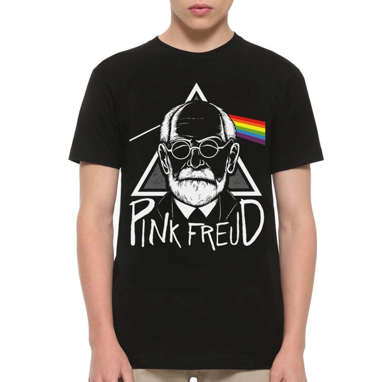 Pink Freud T-Shirt, Sigmund Freud Shirt, Men s Women s All Sizes (pfa-402) 4XL