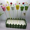Garden Stake Pick Metal Flower Arrangement Decorative Pick for Potted Plant Succulent Flower Pot