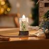 Christmas Water-filled Luminous Candle Lights, Night Lights, Wind Lantern Ornaments, Santa Claus Gifts, Christmas Tree Decorations