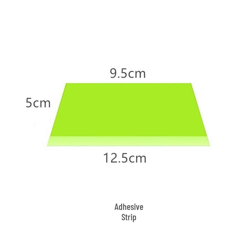 Car Film Scraper Tool with Short Handle - Glass Cleaning Squeegee with Soft/Hard Cow Tendon Rubber Strip