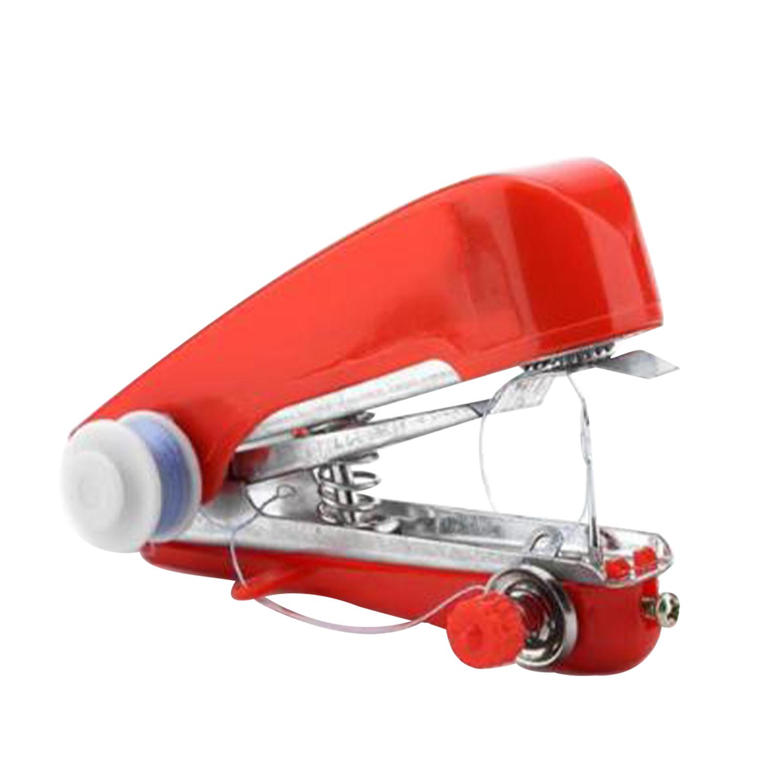 

Ручная швейная машина портативный мини ручной швейный инструмент ручной швейный станок для поделок своими руками дома путешествия красный