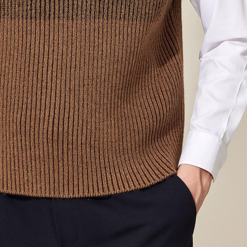 Antonio Men's Color Block V-Neck Knitted Vest