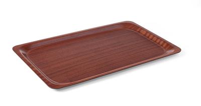 Anti-slip Wooden Tray Mahogany 530x325mm GN11 Hendi 507216