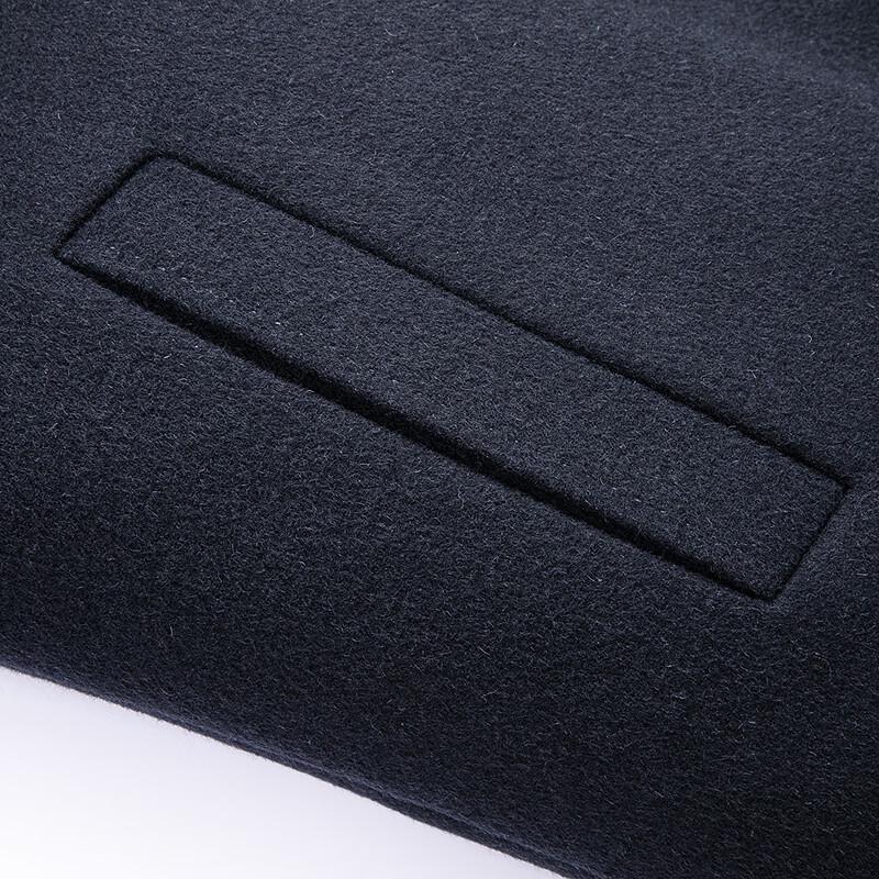 FAPAI Men's 100% Merino Wool Coat with Detachable Down Liner