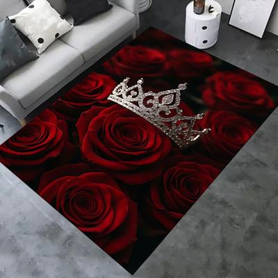 Chic Royal Tiara Chair Mat: Office Carpet for Your Home Decor Perfect Gift for Any Room