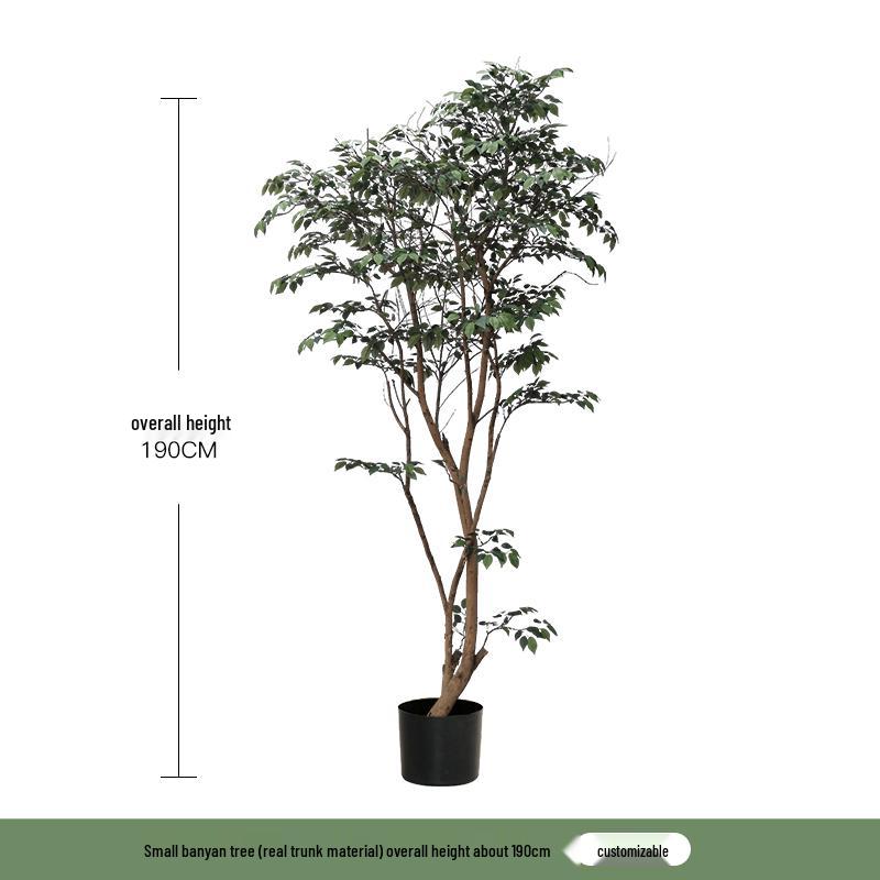 Luxury Fiddle-Leaf Fig Artificial Tree - Large Indoor Potted Plant Decor.