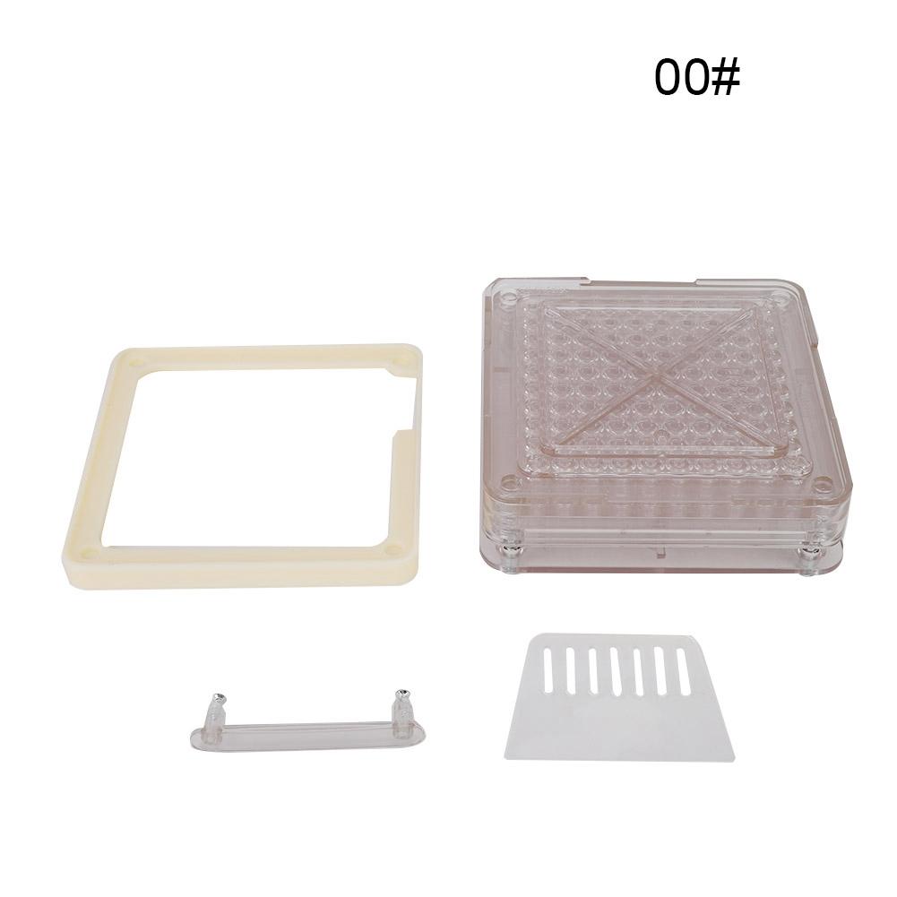 100 Holes Acrylic Capsule Filler Manual Capsule Powder Filling Machine Board  Tool for Size 00#