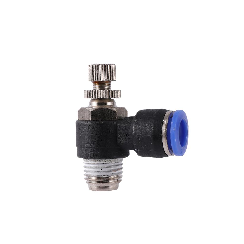 4/6/8/10/12mm Pneumatic Regulating Valve Air Flow Control Valve 1/8" 1/4" 3/8" 1/2" BSP Male Thread Hose Fittings