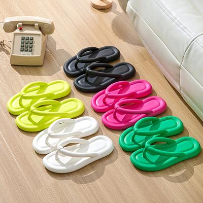 New Summer EVA Swimming Pool Flip Flops for Women Soft and Non Slip Candy Colored Slippers with Clipped Toes