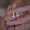 2025 Royal Consort Style Freshwater Pearl Stud Earrings – New Light Luxury High-End Design