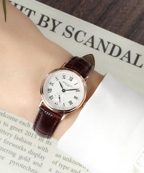 Seinteuseukoteuleondeon Rossio Couple Leather Watches (2 Types) / St5506