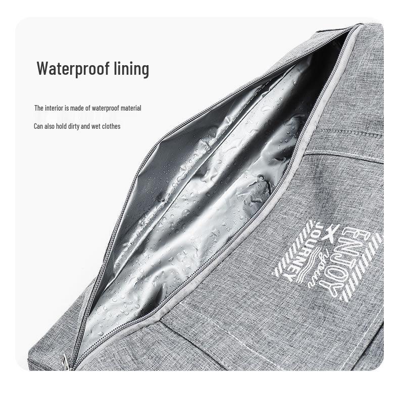 Unisex Waterproof Travel Bag: Double-Layer, Portable Handbag with Dry-Wet Separation for Fitness, Swimming, and Toiletry Storage.