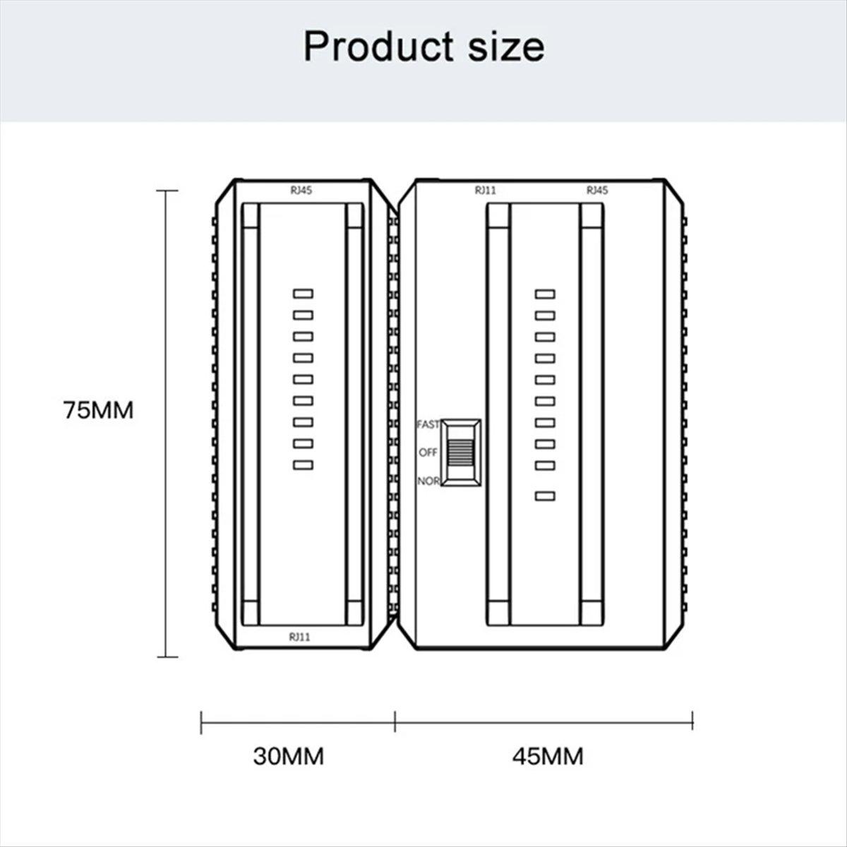 2025+ Multifunctional Network Line Tester Telephone Line Tester Side Line Tool Line Tester Continuity Check RJ45 R9 China Mainland