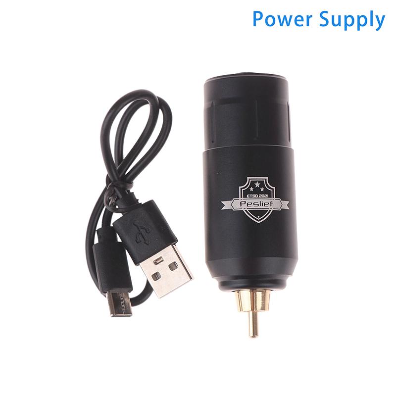 

Міні-тату-машинка Бездротовий блок живлення для татуювання RCA-інтерфейс Ротаційний комплект для тату-ручки Power supply