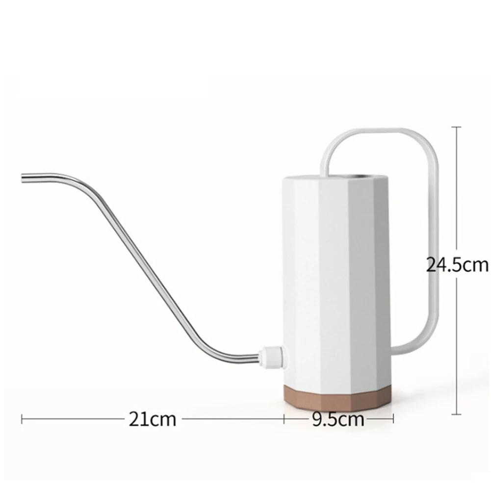 1800ML Watering Can with Sprinkler Head Plastic Watering Can with Long Spout Modern Water Can for Indoor Outdoor Plants