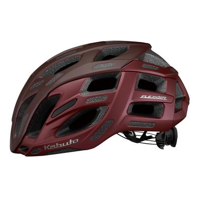 KABUTO Велошлем Матовый Бордовый FLEX-AIR, Размер L/LX (Окружность головы 59-61см), цвет
