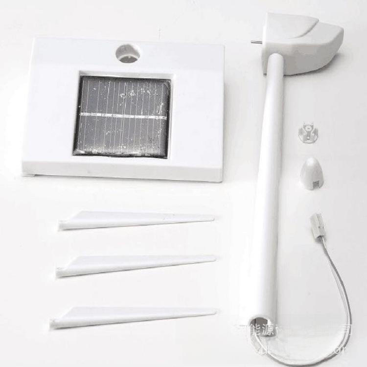 Kit Modello di Mulino a Vento in Plastica Fai-da-Te ad Energia Solare - Ornamenti e Regali Fatti a Mano