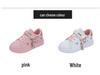 Girls' Soft Sole Waterproof Leather Sneakers - New for Spring/Autumn 2025, Non-Slip Running Shoes