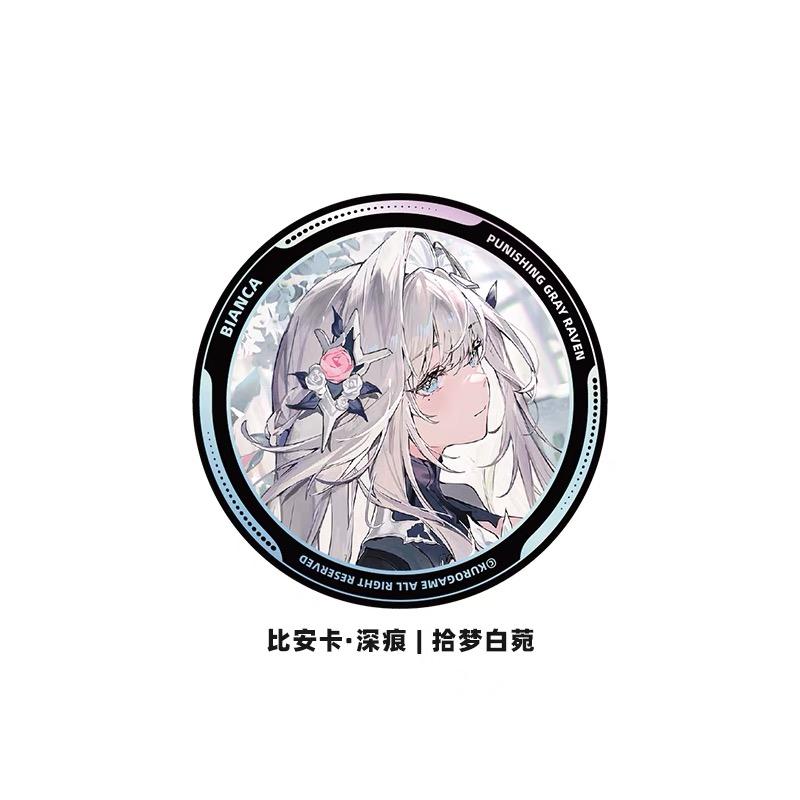 Sunsyea PUNISHING: GRAY RAVEN Official Merch Metal Badge Ayla Bambinata Bianca Changyu Hanying Kamui Karenina Lee Lucia Luna
