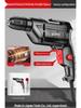 High Power 220V Multifunctional Electric Drill: Hammer, Screwdriver & Wall Driller
