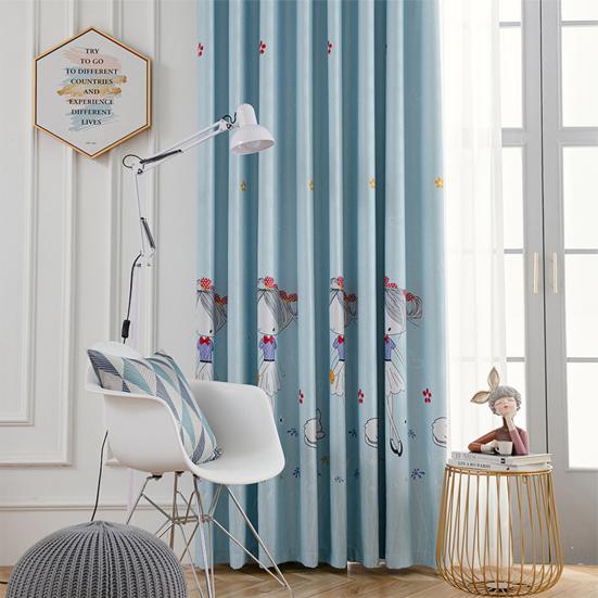 

Yousheng Light Filtering Window Curtain Soft Polyester Thermal Isolated Blackout Window Treatment для спальни